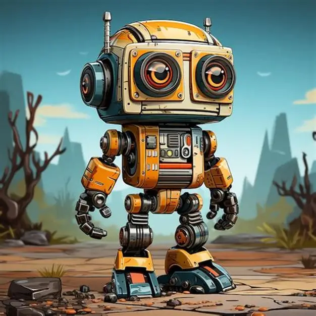 AI robot agent with phone headset